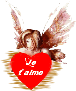 Gif animé je t'aime ange